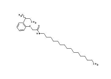2-(2-sec-butylphenoxy)-N-hexadecylacetamide