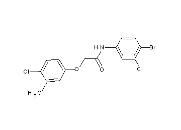 N-(4-bromo-3-chlorophenyl)-2-(4-chloro-3-methylphenoxy)acetamide