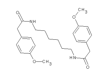 N,N'-1,6-hexanediylbis[2-(4-methoxyphenyl)acetamide]