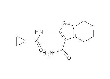 2-[(cyclopropylcarbonyl)amino]-4,5,6,7-tetrahydro-1-benzothiophene-3-carboxamide