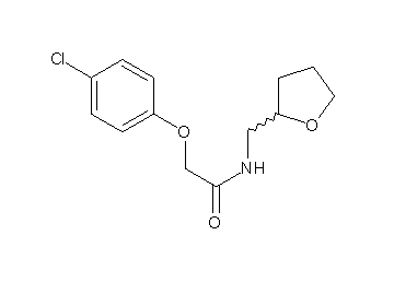 2-(4-chlorophenoxy)-N-(tetrahydro-2-furanylmethyl)acetamide - Click Image to Close