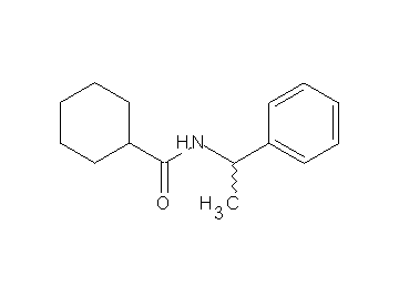 N-(1-phenylethyl)cyclohexanecarboxamide