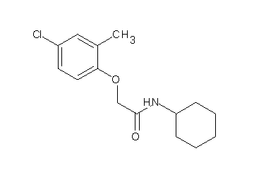 2-(4-chloro-2-methylphenoxy)-N-cyclohexylacetamide