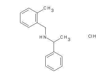 N-(2-methylbenzyl)-1-phenylethanamine hydrochloride