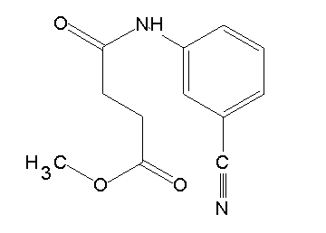 methyl 4-[(3-cyanophenyl)amino]-4-oxobutanoate
