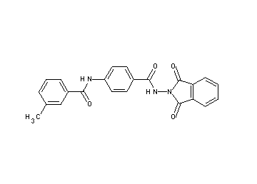 N-(4-{[(1,3-dioxo-1,3-dihydro-2H-isoindol-2-yl)amino]carbonyl}phenyl)-3-methylbenzamide