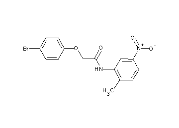 2-(4-bromophenoxy)-N-(2-methyl-5-nitrophenyl)acetamide 2-(4-bromophenoxy)-N-(2-methyl-5-nitrophenyl)acetamide