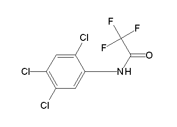 2,2,2-trifluoro-N-(2,4,5-trichlorophenyl)acetamide 2,2,2-trifluoro-N-(2,4,5-trichlorophenyl)acetamide