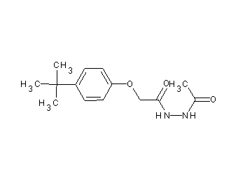 N'-acetyl-2-(4-tert-butylphenoxy)acetohydrazide