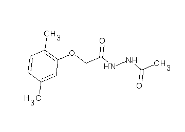 N'-acetyl-2-(2,5-dimethylphenoxy)acetohydrazide