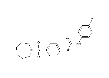 N-[4-(1-azepanylsulfonyl)phenyl]-N'-(4-chlorophenyl)urea