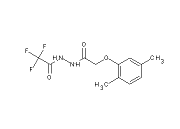 N'-[(2,5-dimethylphenoxy)acetyl]-2,2,2-trifluoroacetohydrazide