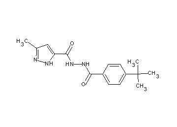 N'-(4-tert-butylbenzoyl)-3-methyl-1H-pyrazole-5-carbohydrazide