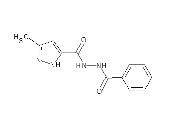 N'-benzoyl-3-methyl-1H-pyrazole-5-carbohydrazide