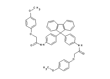 N,N'-[9H-fluorene-9,9-diylbis(4,1-phenylene)]bis[2-(4-methoxyphenoxy)acetamide]
