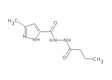 N'-butyryl-3-methyl-1H-pyrazole-5-carbohydrazide
