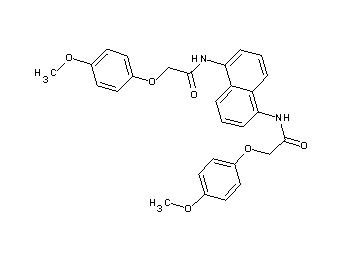 N,N'-1,5-naphthalenediylbis[2-(4-methoxyphenoxy)acetamide]