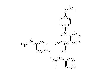 N,N'-1,2-ethanediylbis[2-(4-methoxyphenoxy)-N-phenylacetamide] - Click Image to Close