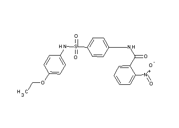 N-(4-{[(4-ethoxyphenyl)amino]sulfonyl}phenyl)-2-nitrobenzamide