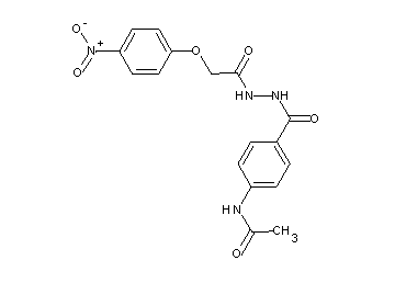 N-[4-({2-[(4-nitrophenoxy)acetyl]hydrazino}carbonyl)phenyl]acetamide
