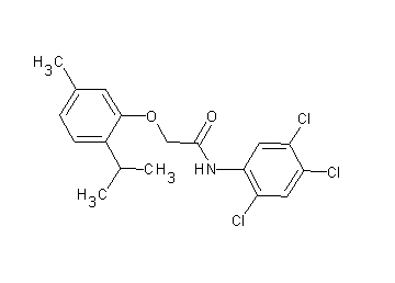 2-(2-isopropyl-5-methylphenoxy)-N-(2,4,5-trichlorophenyl)acetamide