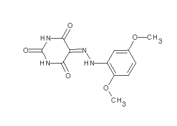 5-[(2,5-dimethoxyphenyl)hydrazono]-2,4,6(1H,3H,5H)-pyrimidinetrione