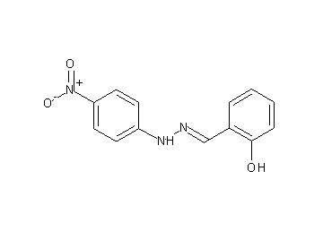 2-[2-(4-nitrophenyl)carbonohydrazonoyl]phenol