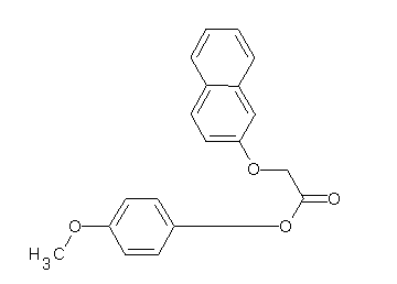 4-methoxyphenyl (2-naphthyloxy)acetate