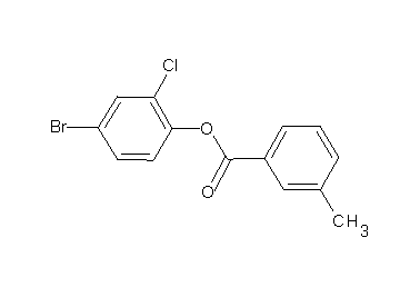 4-bromo-2-chlorophenyl 3-methylbenzoate