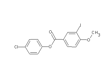 4-chlorophenyl 3-iodo-4-methoxybenzoate
