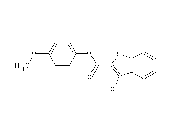 4-methoxyphenyl 3-chloro-1-benzothiophene-2-carboxylate
