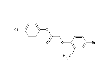 4-chlorophenyl (4-bromo-2-methylphenoxy)acetate