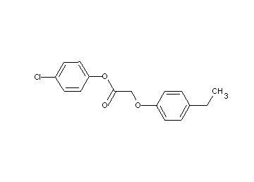 4-chlorophenyl (4-ethylphenoxy)acetate