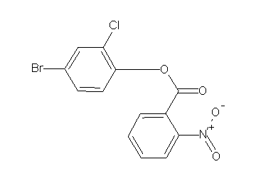 4-bromo-2-chlorophenyl 2-nitrobenzoate