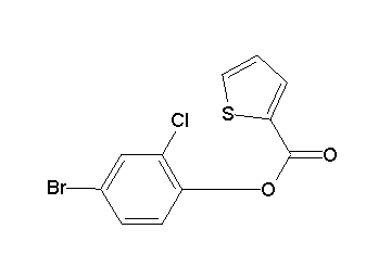4-bromo-2-chlorophenyl 2-thiophenecarboxylate