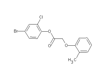 4-bromo-2-chlorophenyl (2-methylphenoxy)acetate