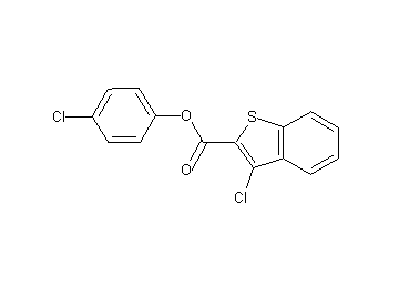 4-chlorophenyl 3-chloro-1-benzothiophene-2-carboxylate