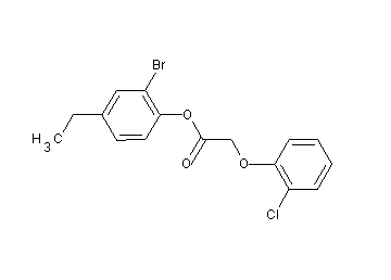 2-bromo-4-ethylphenyl (2-chlorophenoxy)acetate