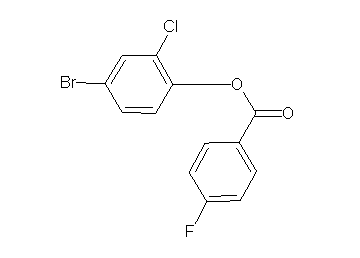 4-bromo-2-chlorophenyl 4-fluorobenzoate