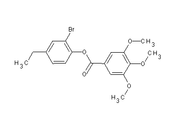 2-bromo-4-ethylphenyl 3,4,5-trimethoxybenzoate