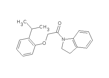 1-[(2-isopropylphenoxy)acetyl]indoline