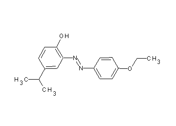 2-[(4-ethoxyphenyl)diazenyl]-4-isopropylphenol