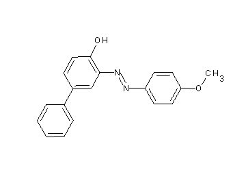 3-[(4-methoxyphenyl)diazenyl]-4-biphenylol