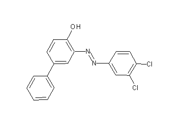 3-[(3,4-dichlorophenyl)diazenyl]-4-biphenylol