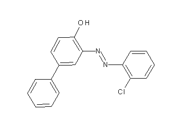 3-[(2-chlorophenyl)diazenyl]-4-biphenylol
