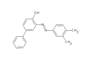 3-[(3,4-dimethylphenyl)diazenyl]-4-biphenylol