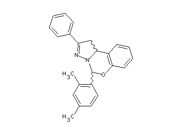 5-(2,4-dimethylphenyl)-2-phenyl-1,10b-dihydropyrazolo[1,5-c][1,3]benzoxazine