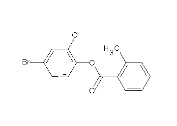 4-bromo-2-chlorophenyl 2-methylbenzoate