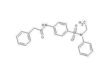N-(4-{[ethyl(phenyl)amino]sulfonyl}phenyl)-2-phenylacetamide