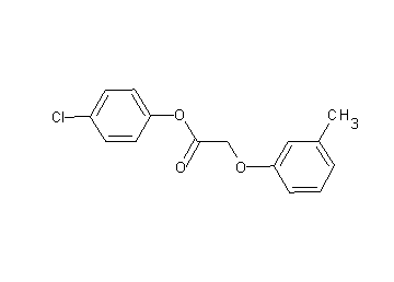 4-chlorophenyl (3-methylphenoxy)acetate